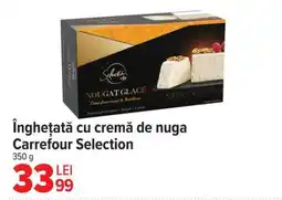 Carrefour Înghețată cu cremă de nuga, Carrefour Selection Ofertă