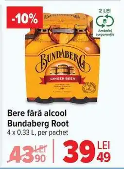 Carrefour Bere fără alcool Bundaberg Root Ofertă