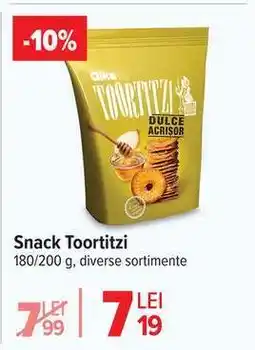 Carrefour Snack Toortitzi Ofertă