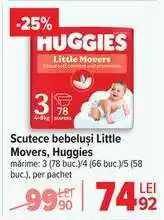 Carrefour Scutece bebeluși Little Movers, Huggies Ofertă