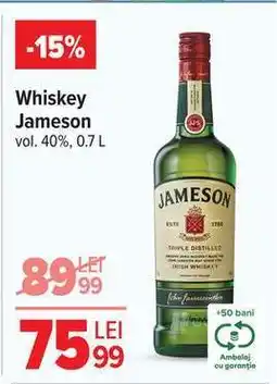 Carrefour Whiskey Jameson Ofertă