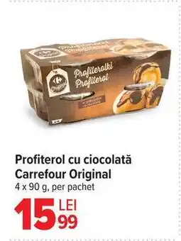 Carrefour Profiterol cu ciocolată Carrefour Original Ofertă