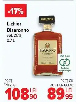 Carrefour Lichior Disaronno Ofertă
