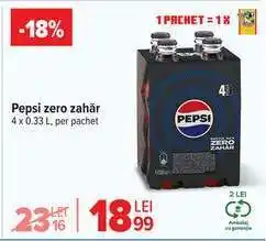 Carrefour PEPSI Zero Zahăr Ofertă