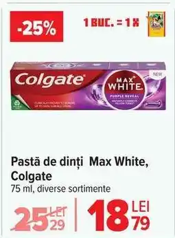 Carrefour Pastă de dinți Max White Colgate Ofertă