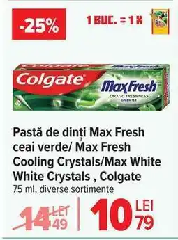 Carrefour Pastă de dinți Max Fresh Ofertă
