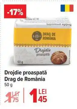 Carrefour Drojdie proaspătă Drag de România Ofertă