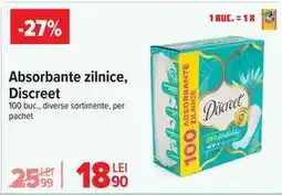 Carrefour Absorbante zilnice, Discreet Ofertă