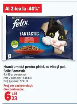 Carrefour Felix Fantastic Cat Food Ofertă