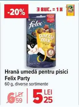 Carrefour Hrană umedă pentru pisici Felix Party Ofertă