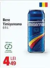 Carrefour Bere Timișoreana 0.5 L Ofertă