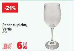Carrefour Pahar cu picior Vertis Ofertă