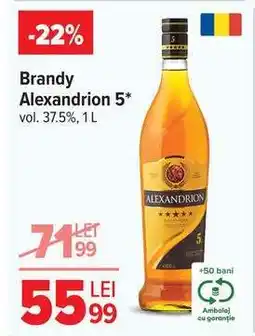 Carrefour Brandy Alexandrion 5 Ofertă