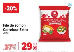 Carrefour File de somon Carrefour Extra Ofertă