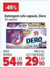 Carrefour Detergent rufe capsule, Dero Ofertă