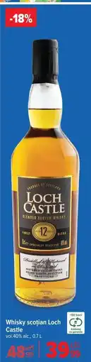 Carrefour Whisky skotsjan Loch Castle Ofertă