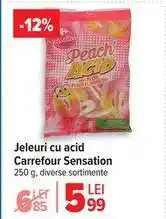 Carrefour Jeleuri cu acid, Carrefour Sensation Ofertă