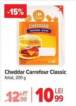 Carrefour Cheddar Carrefour Classic Ofertă