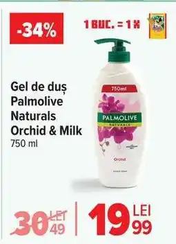 Carrefour Gel de duș Palmolive Naturals Orchid & Milk Ofertă