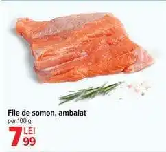 Carrefour File de somon, ambalat Ofertă