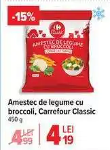 Carrefour Amestec de legume cu broccoli Carrefour Classic Ofertă