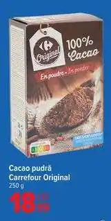 Carrefour Cacao pudră Carrefour Original Ofertă