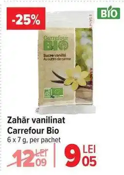 Carrefour Zahăr vanilinat Carrefour Bio Ofertă