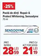 Carrefour Pastă de dinți Repair & Protect Whitening Sensodyne Ofertă