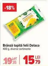 Carrefour Brânză topită felii Delaco Ofertă
