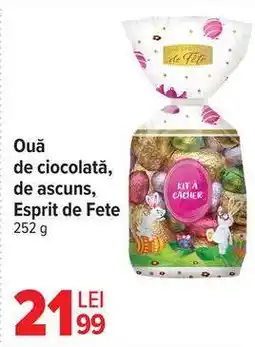 Carrefour Ouă de ciocolată, de ascuns, Esprit de Fete Ofertă