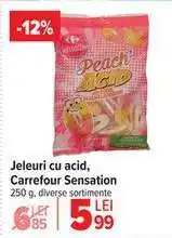Carrefour Jeleuri cu acid, Carrefour Sensation Ofertă