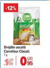Carrefour Drojdie uscată Carrefour Classic Ofertă