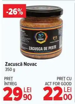 Carrefour Zacuscă Novac Ofertă