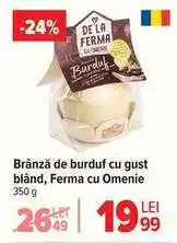 Carrefour Brânză de burduf cu gust blând, Ferma cu Omenie Ofertă