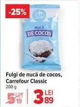 Carrefour Fulgi de nucă de cocos, Carrefour Classic Ofertă