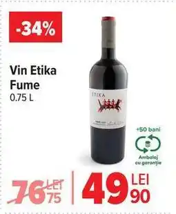 Carrefour Vin Etika Fume Ofertă