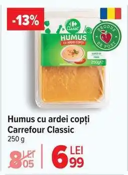 Carrefour Humus cu ardei copți Carrefour Classic Ofertă