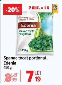 Carrefour Spanac tocat porționat Edenia Ofertă