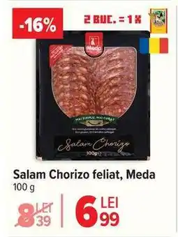 Carrefour Salam Chorizo feliat, Meda Ofertă