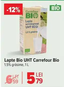 Carrefour Lapte Bio UHT Carrefour Bio Ofertă