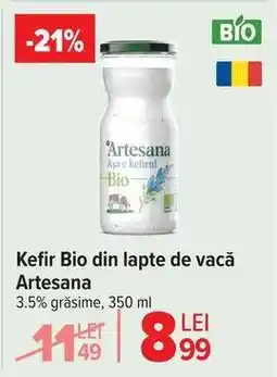 Carrefour Kefir Bio din lapte de vacă Artesana Ofertă
