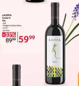 Selgros LACERTA Cuvee X Ofertă