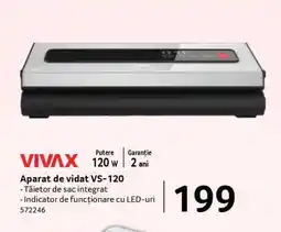 Selgros Aparat de vidat VS-120 Ofertă