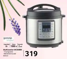 Selgros Multicooker MC6MBK Ofertă