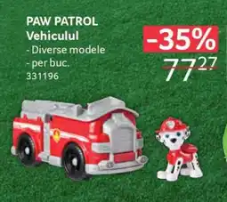 Selgros PAW PATROL Vehiculul Ofertă