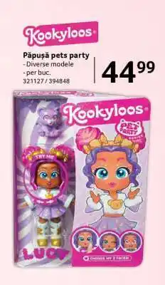 Selgros Păpușă pets party Ofertă
