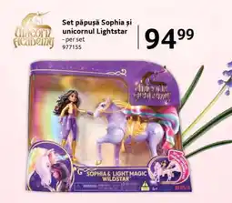 Selgros Set păpușa Sophia și unicornul Lightstar Ofertă