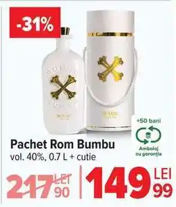 Carrefour Pachet Rom Bumbu Ofertă