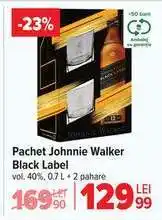 Carrefour Pachet Johnnie Walker Black Label Ofertă