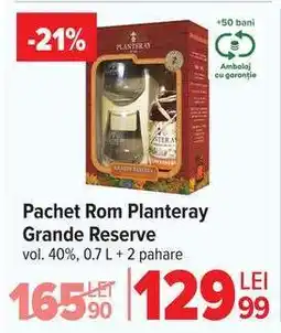 Carrefour Pachet Rom Planteray Grande Reserve Ofertă